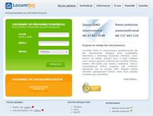 Tablet Screenshot of online.locumnet.pl